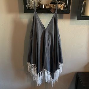 Cambry Flowy Camisole with Fringe